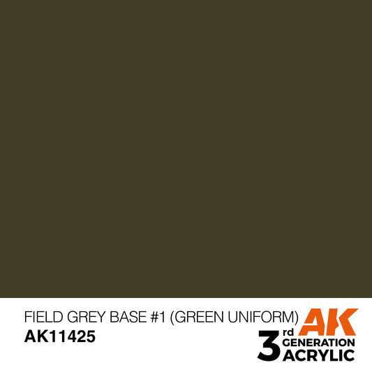 AK11425 - Figure Series - Field Grey Base #1 (Green uniform)