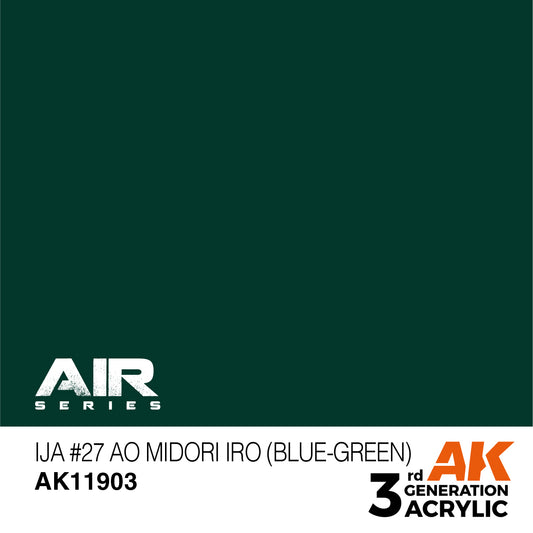 AK11903 - AIR Series - IJA #27 Ao Midori iro (Blue-Green)