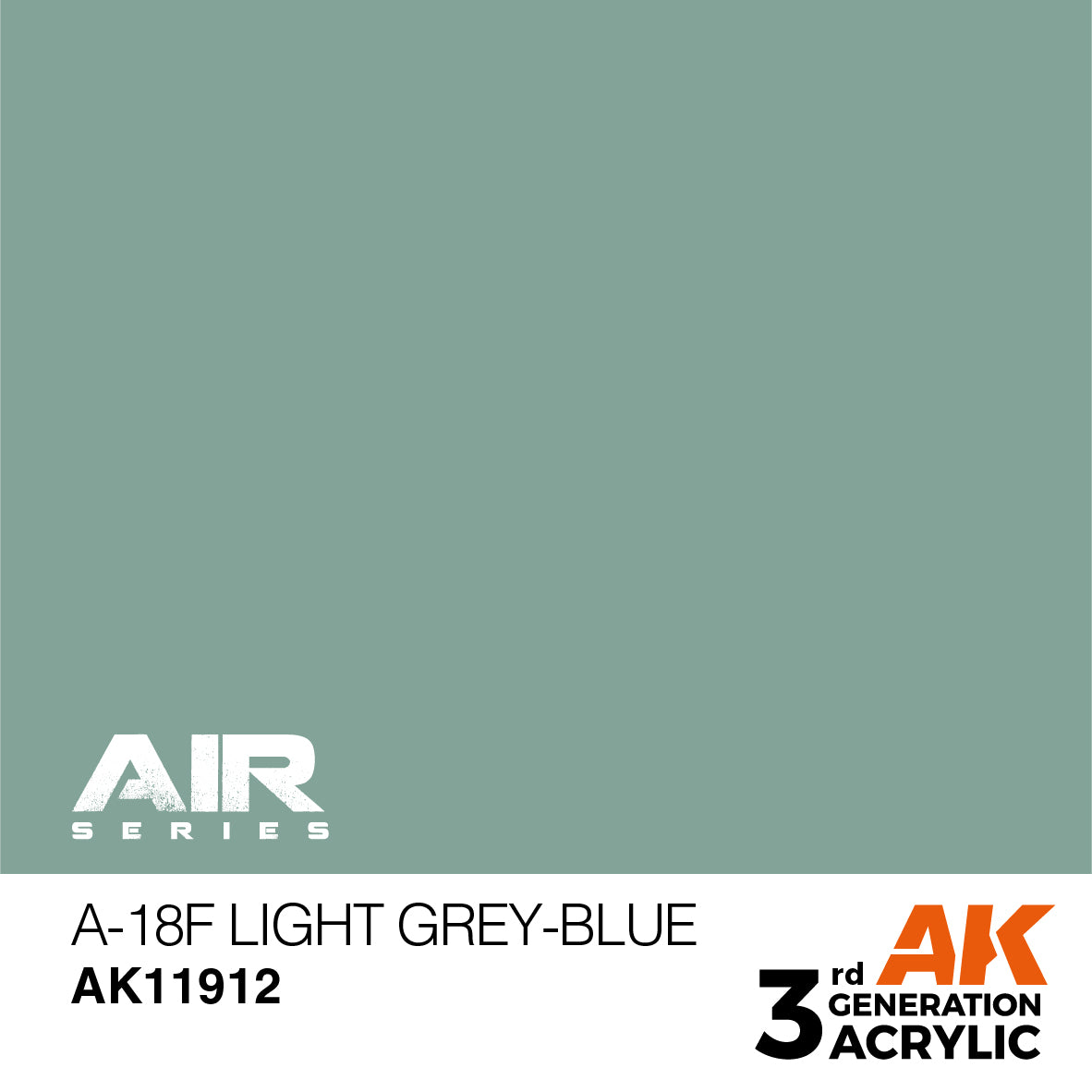 AK11912 - AIR Series - A-18f Light Grey-Blue