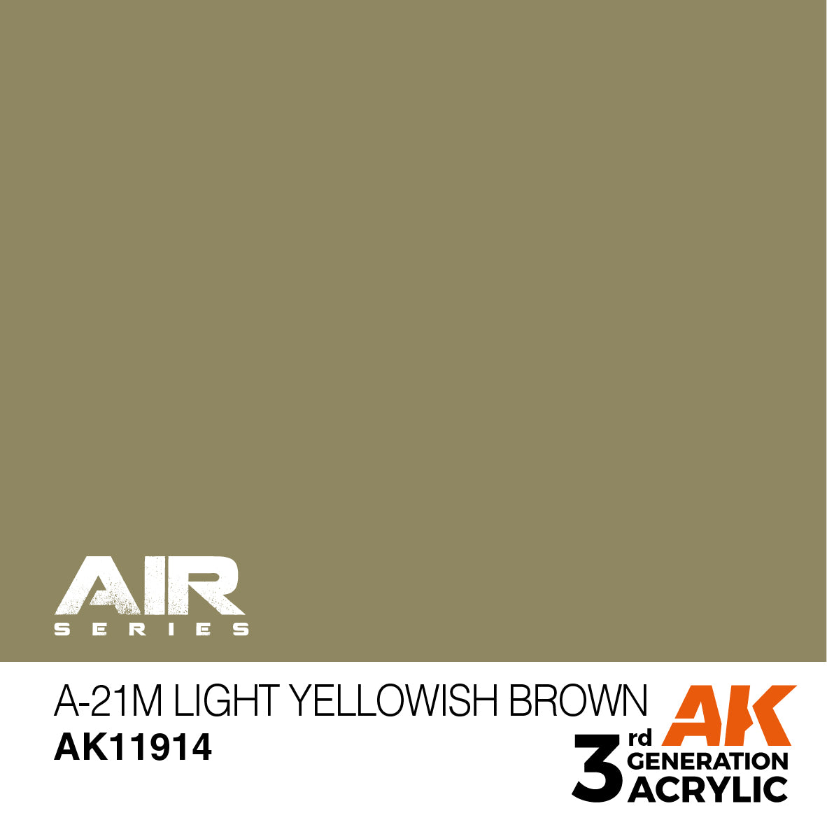 AK11914 - AIR Series - A-21m Light Yellowish Brown