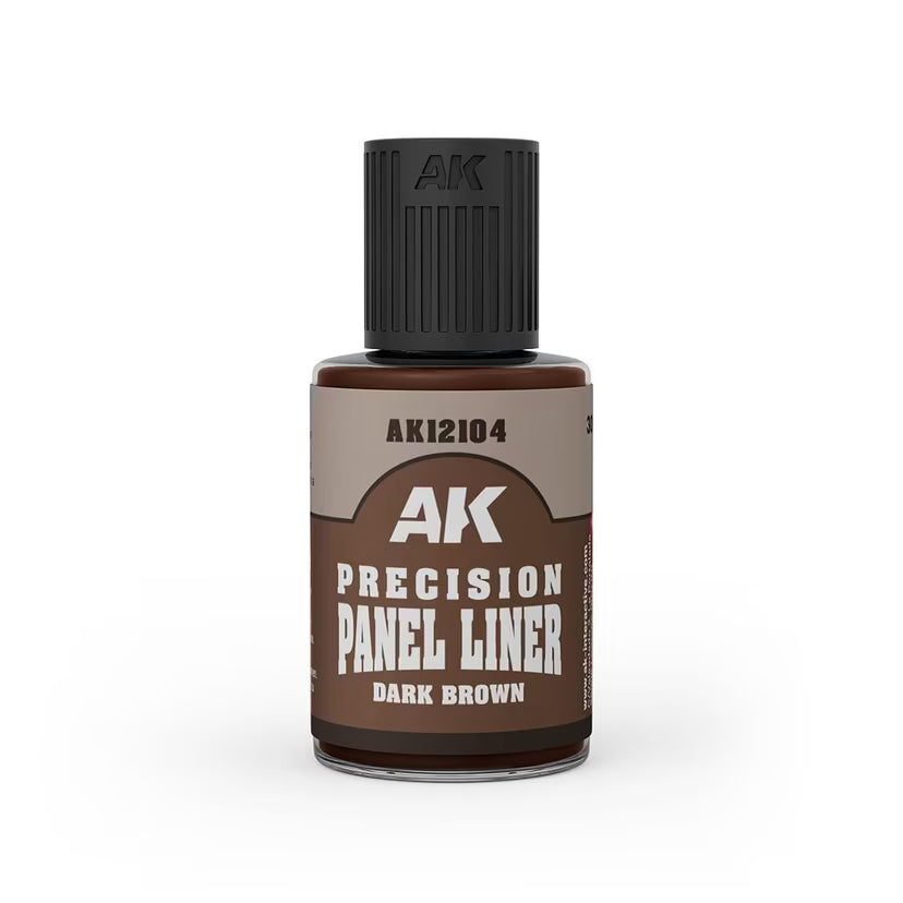 AK Interactive - Precision Panel Liner - Dark Brown