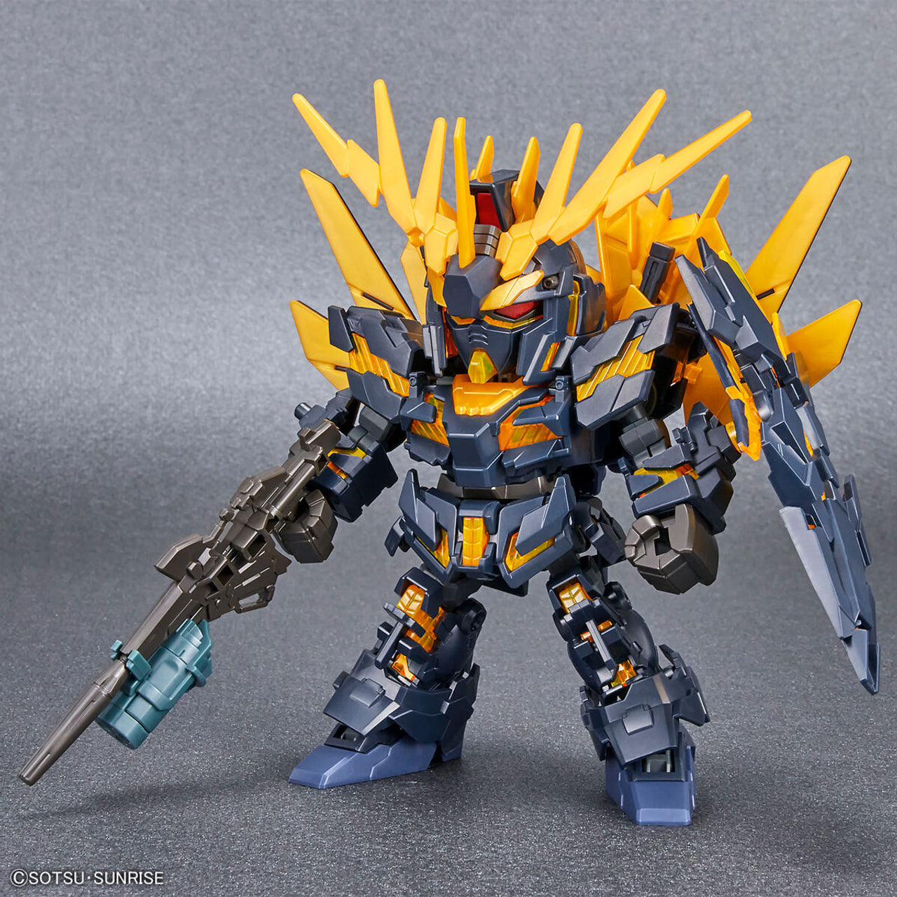 SD Bandai - Gundam Cross Silhouette Unicorn Gundam 02 Banshee with Destroy Mode & Norn Parts Set