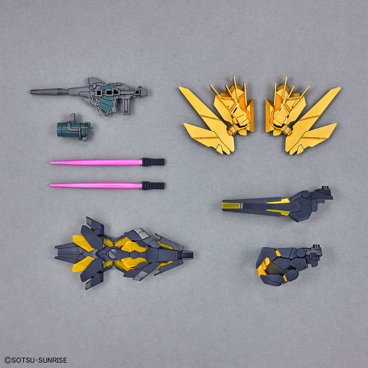 SD Bandai - Gundam Cross Silhouette Unicorn Gundam 02 Banshee with Destroy Mode & Norn Parts Set