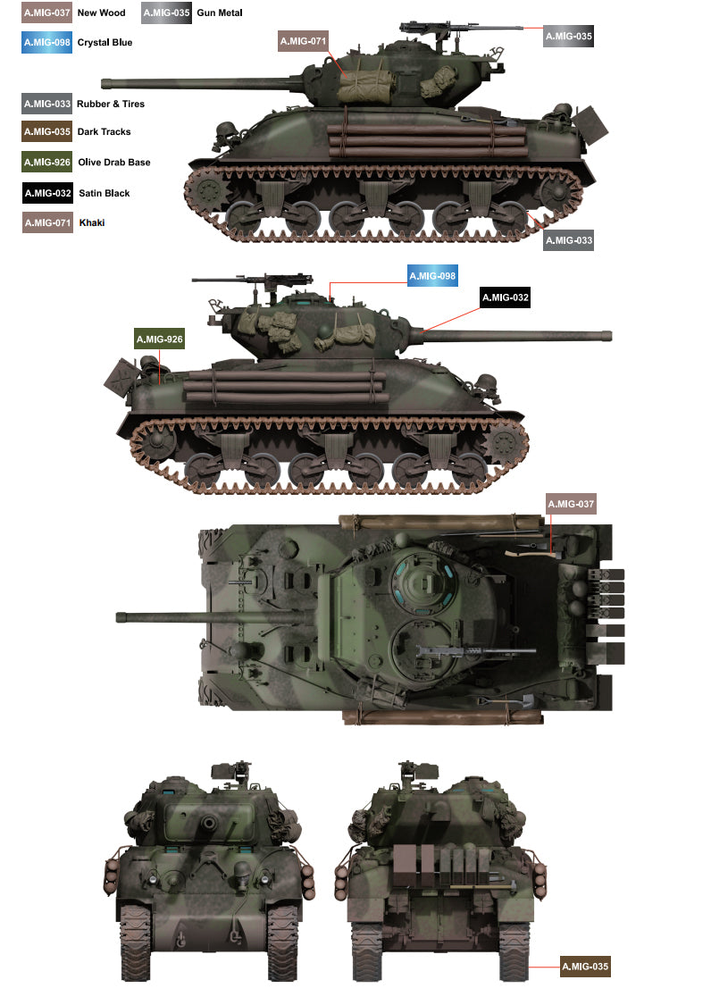 1/35 Border Model - Sherman M4A1 76W 76mm