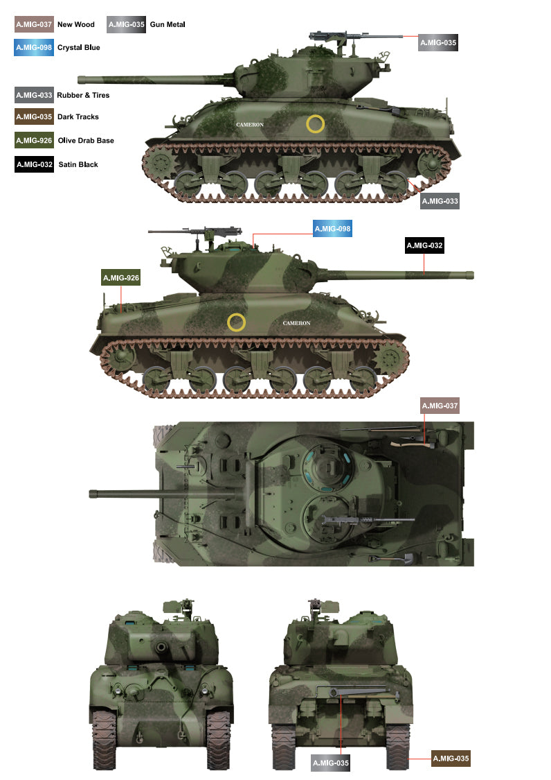 1/35 Border Model - Sherman M4A1 76W 76mm