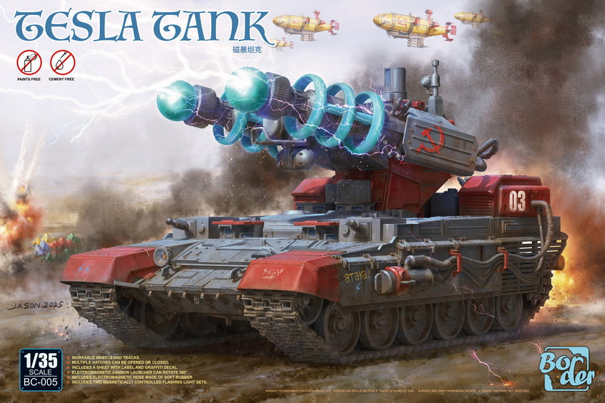 1/35 Border Model - Tesla Tank