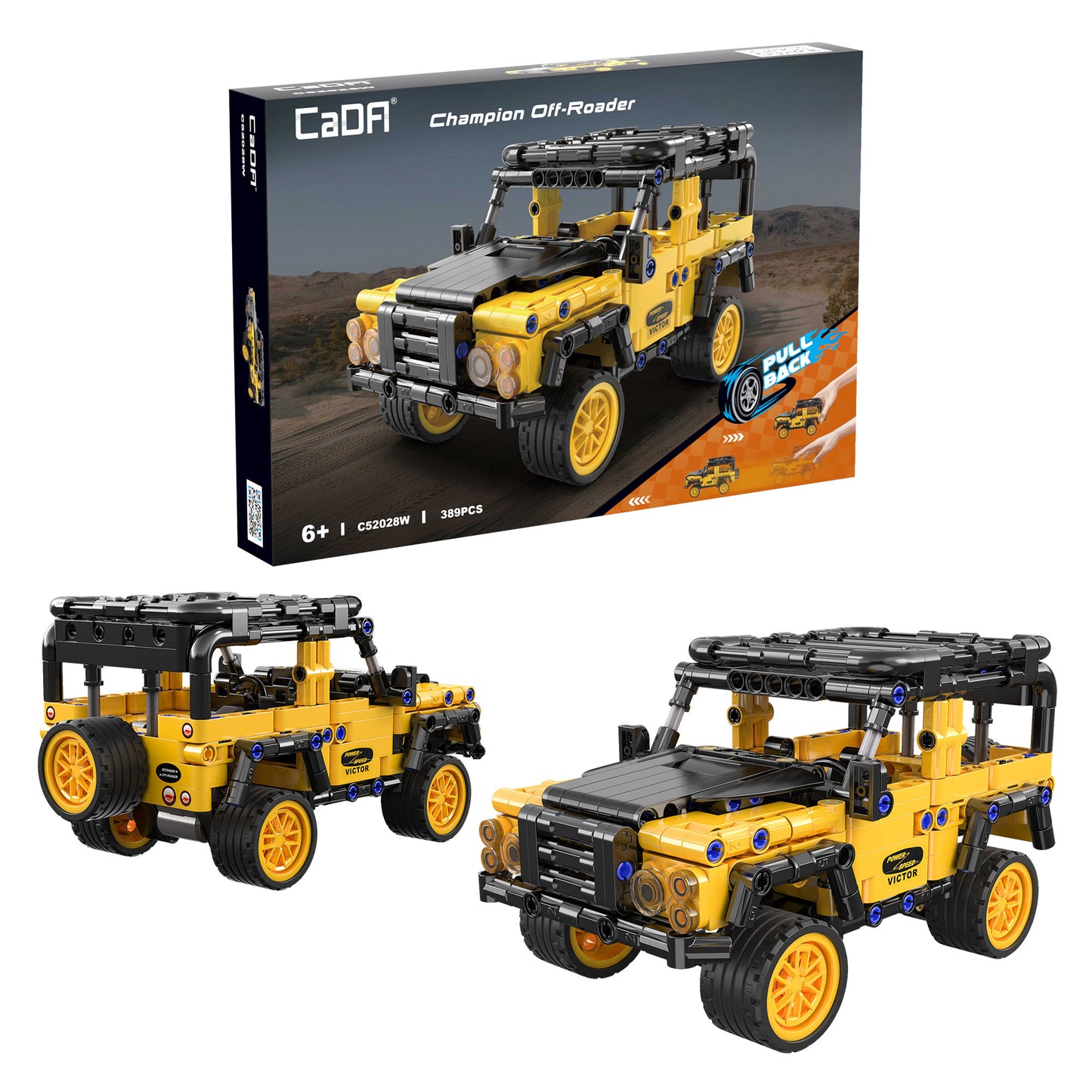 CaDA Pullback Series - Champion Off-Roader - 389 pcs - C52028W