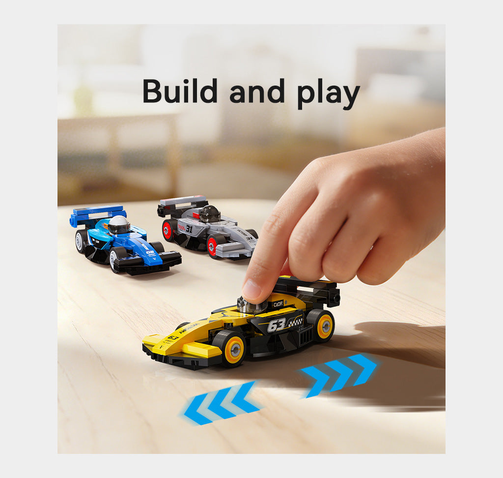 CaDA 1:48 Mini Cars - Mini Orange Circuit Racing Cars - 70 pcs - C55103W