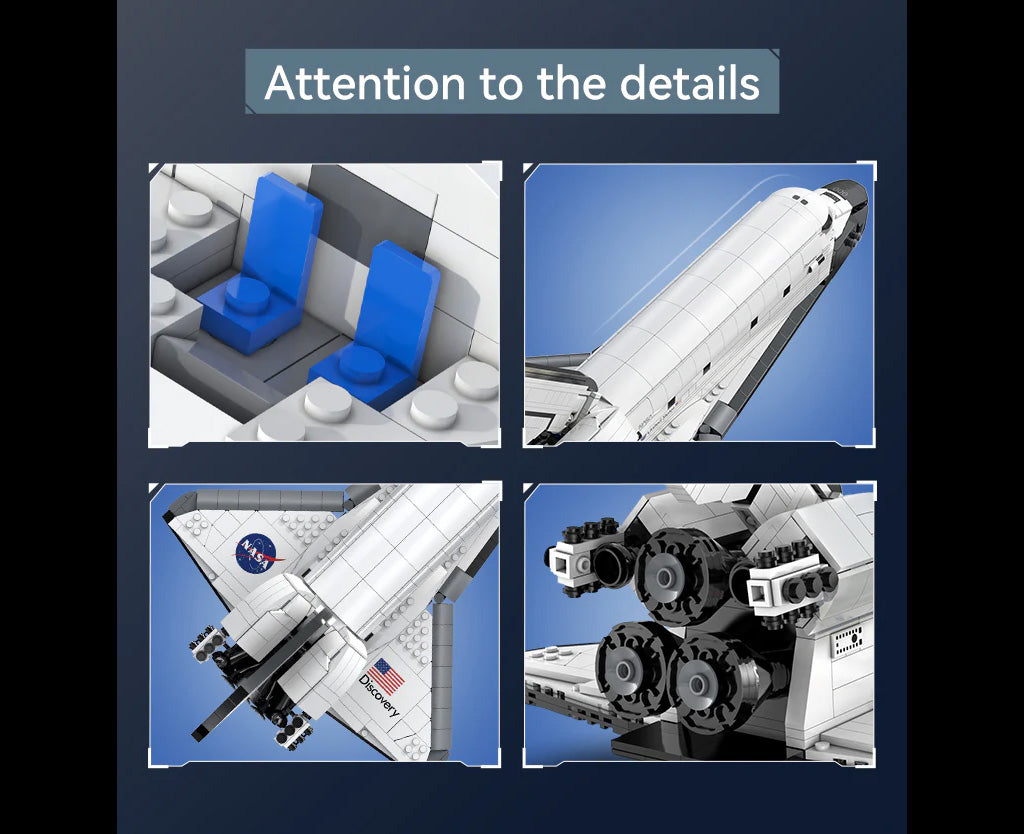 CaDA Space & Robot - NASA Space Shuttle Discovery - 1827 pcs - C56052W