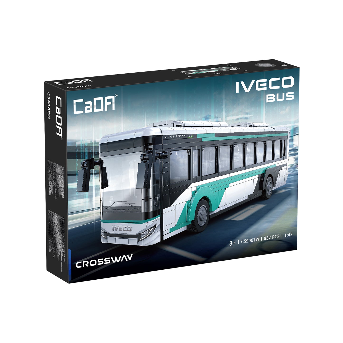 CaDA Farm Series - 1:43 Iveco Crossway Bus - 832 pcs - C59007W