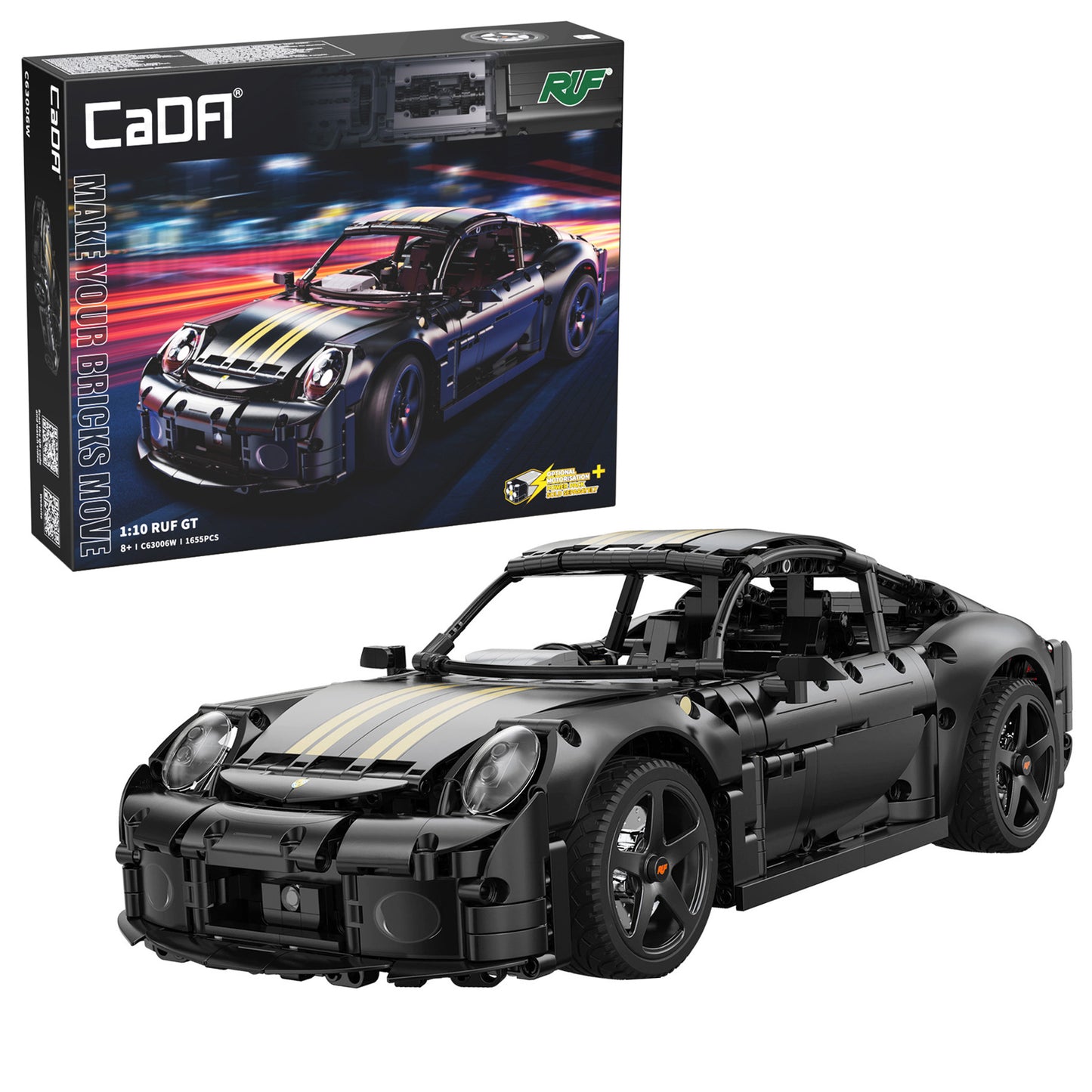 CaDA 1:10 Cars - 1:10 RUF GT - 1655 pcs - C63006W