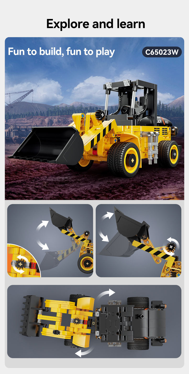 CaDA Farm Series - Wheel Loader - 403 pcs - C65023W