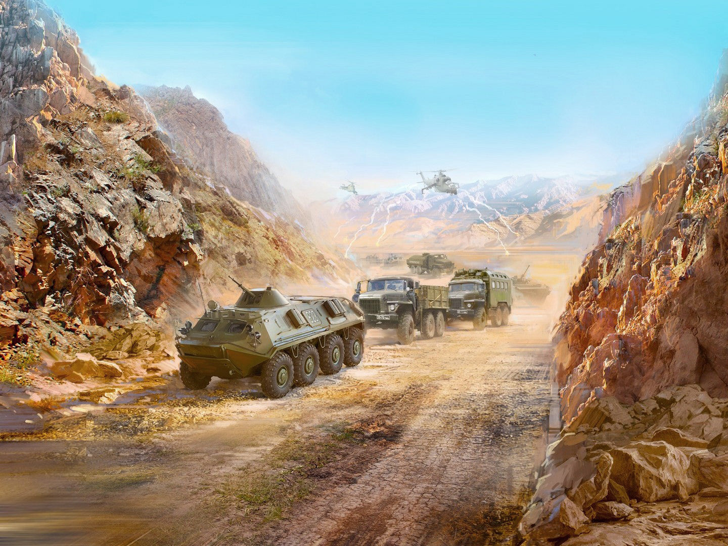 1/72 ICM - Afghan Motorcade (1979-1989)