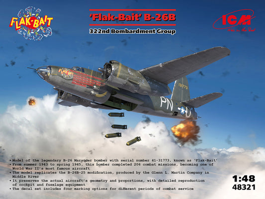 ICM 1/48 - B-26B Marauder Flak Bait'. 322nd Bombardment
