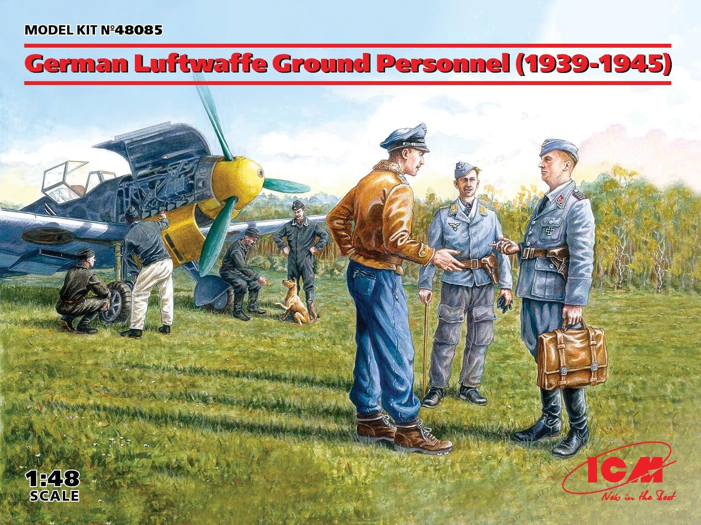 ICM 1/48 - German Luftwaffe Ground Personnel (1939-1945)