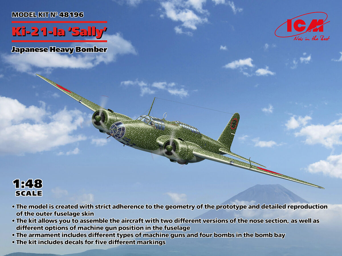 ICM 1/48 - Ki-21-Ia "Sally" Japanese Heavy Bomber