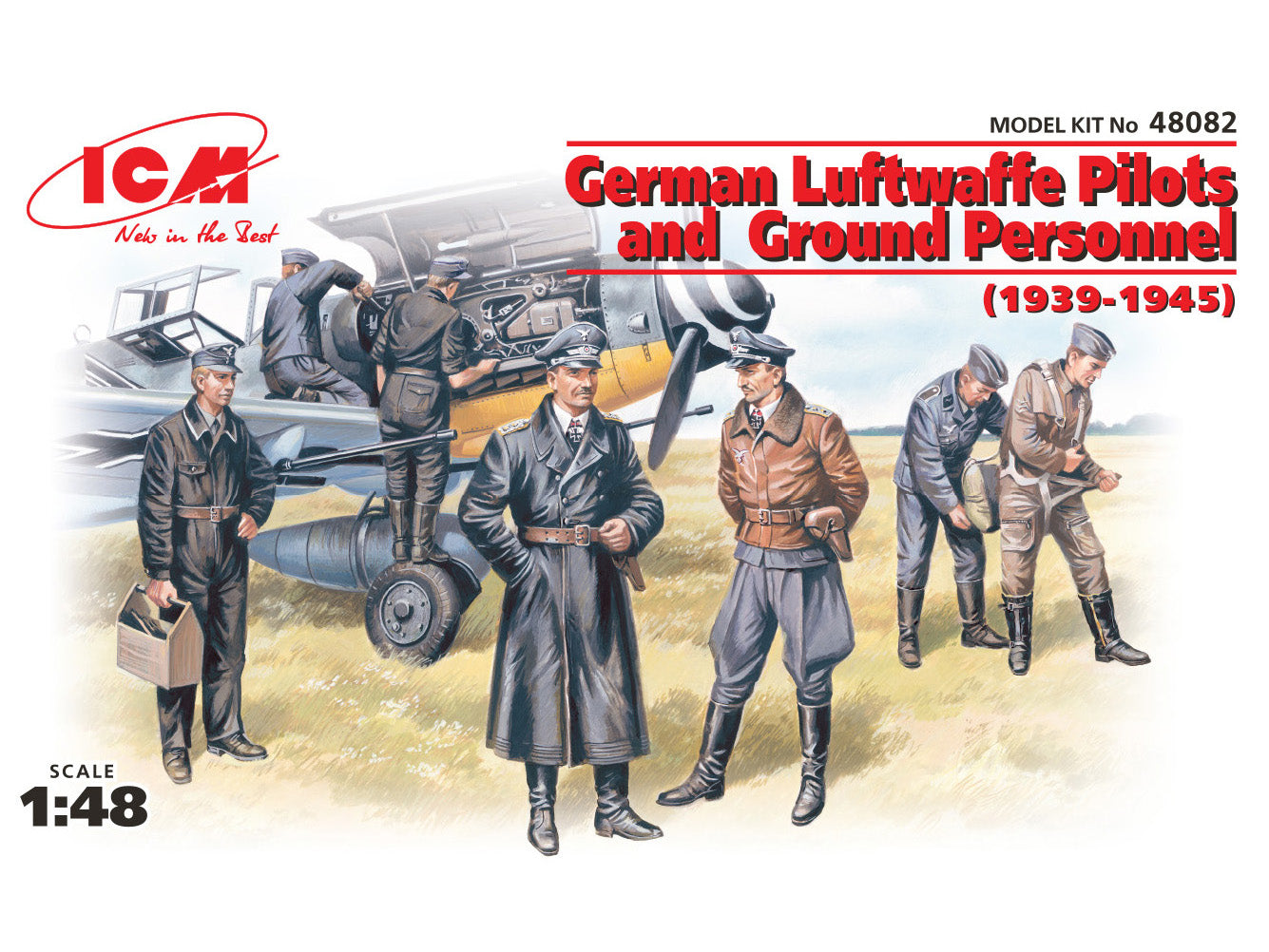 ICM 1/48 - Luftwaffe Pilots & Ground Personnel (1939-1945)