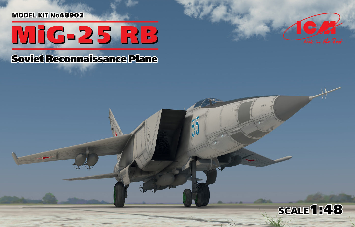 ICM 1/48 - MiG-25 RB Soviet Reconnaissance Plane