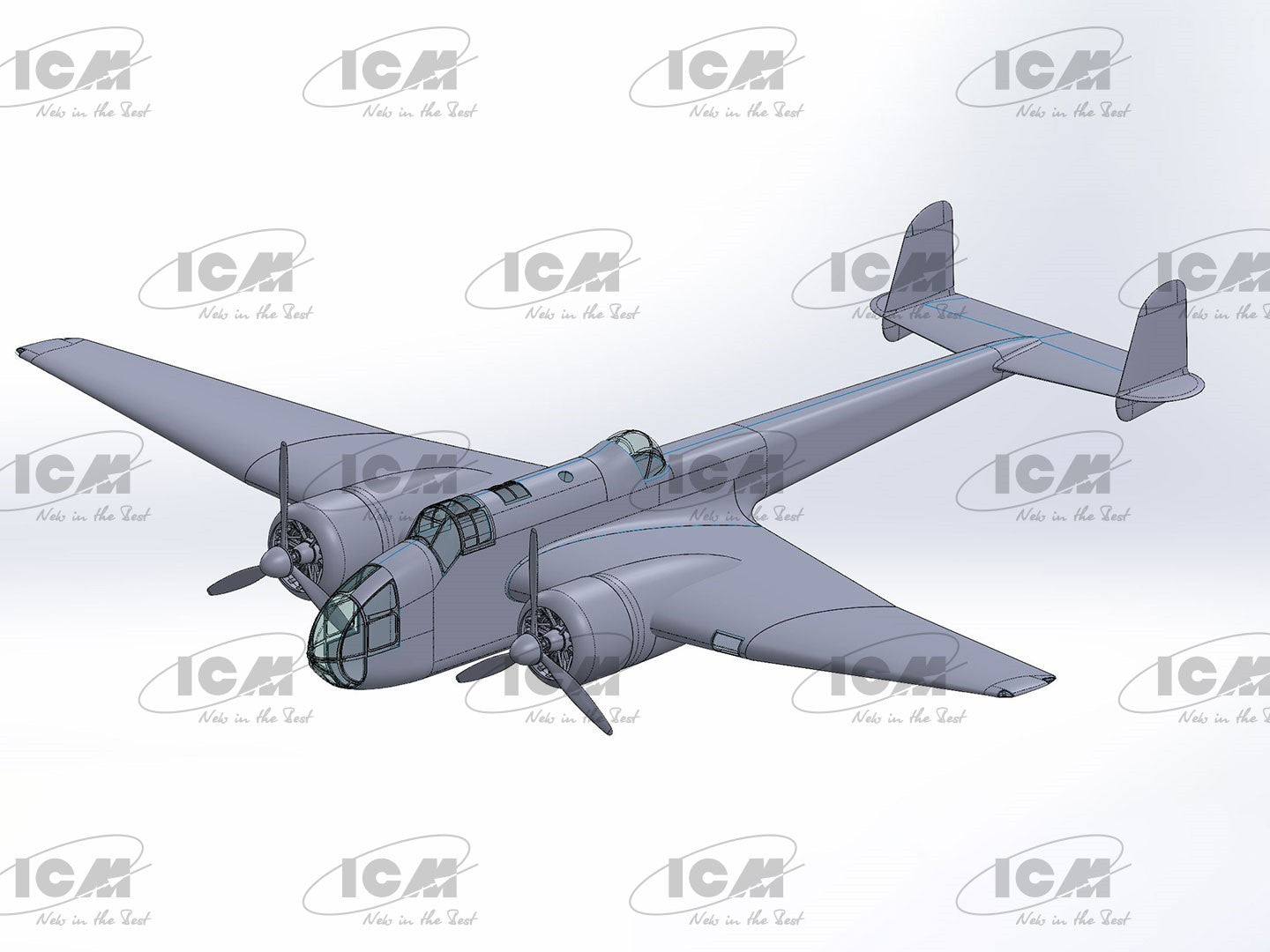 ICM Aircraft 1:48 - HP.52 Hampden B.Mk.I WWII British Bomber - ICM48352