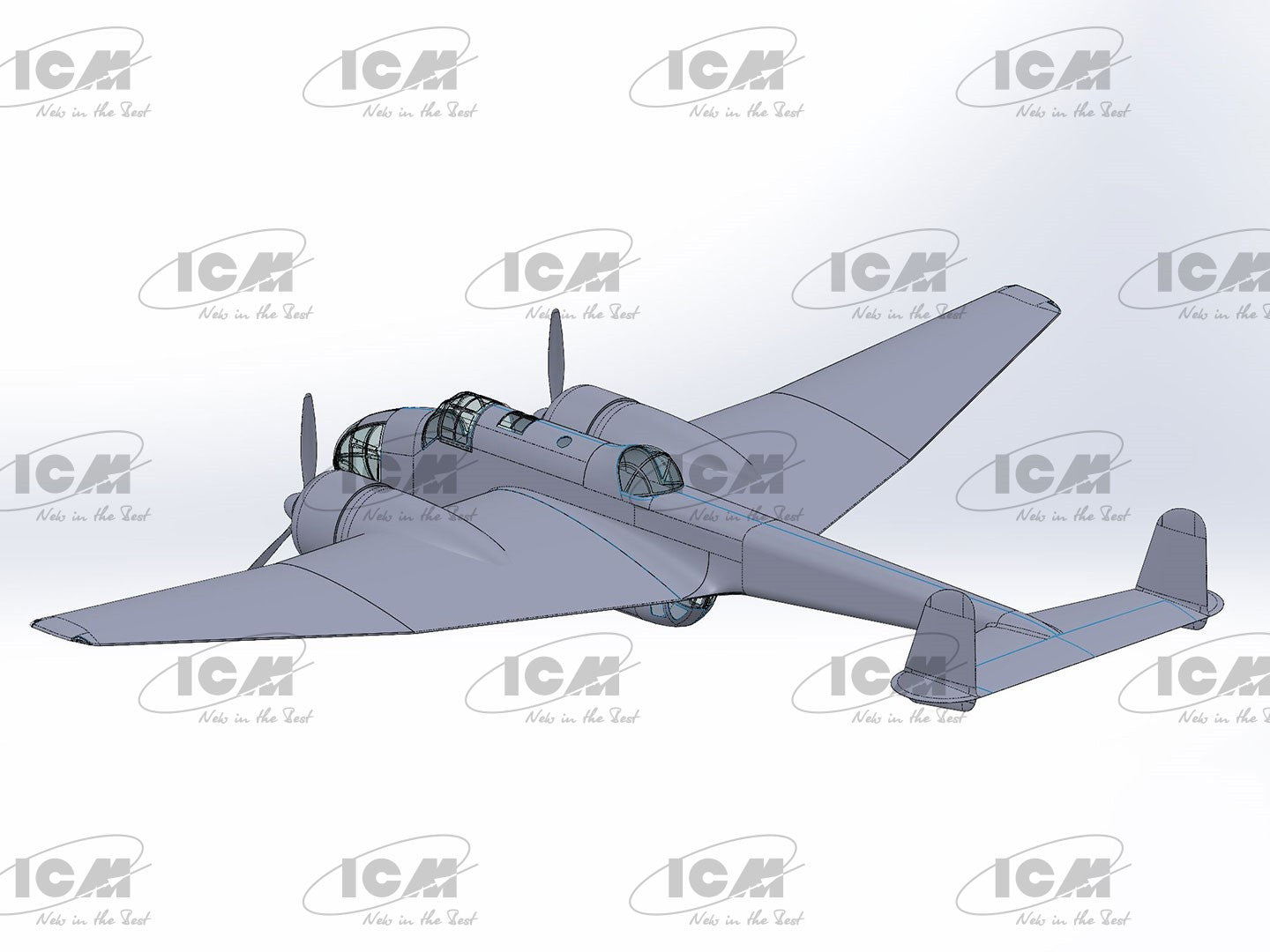 1/48 ICM - HP.52 Hampden B.Mk.I WWII British Bomber