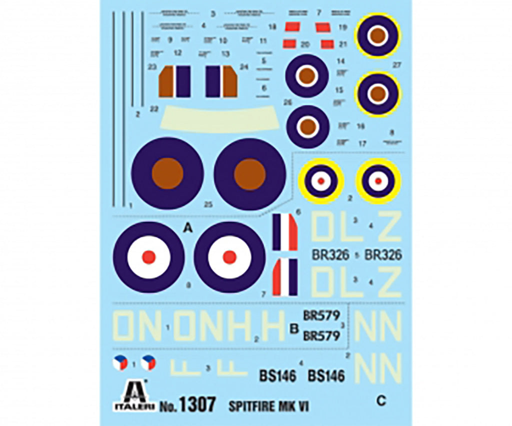 1/72 italeri - Spitfire Mk.VI 1307