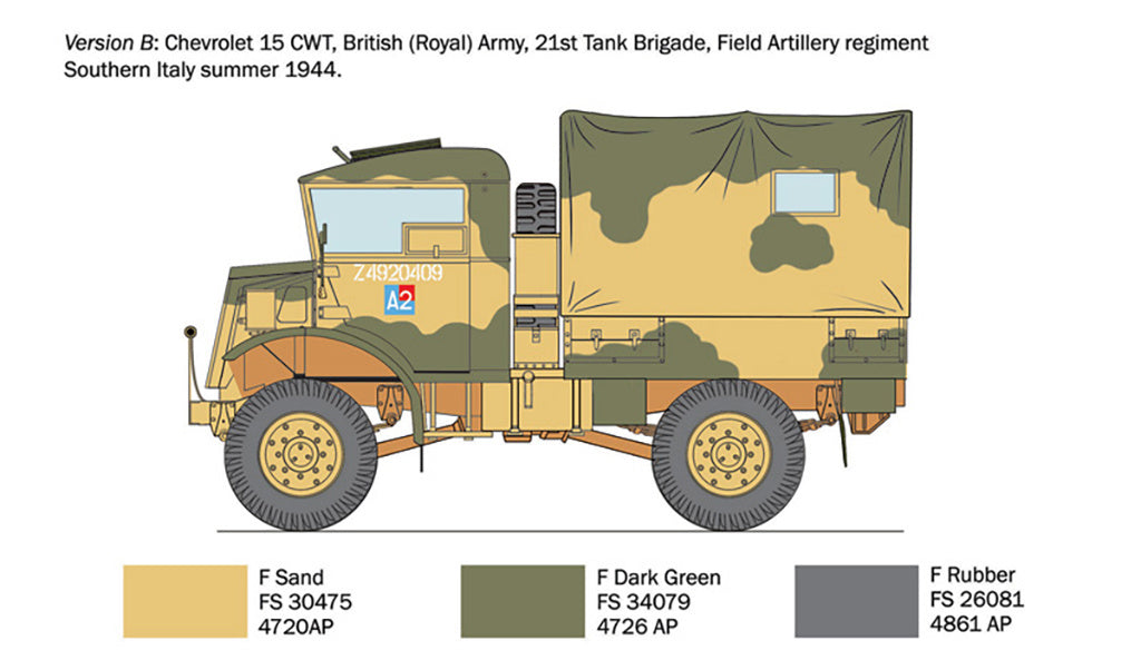 1/35 Italeri - Chevrolet 15 CWT