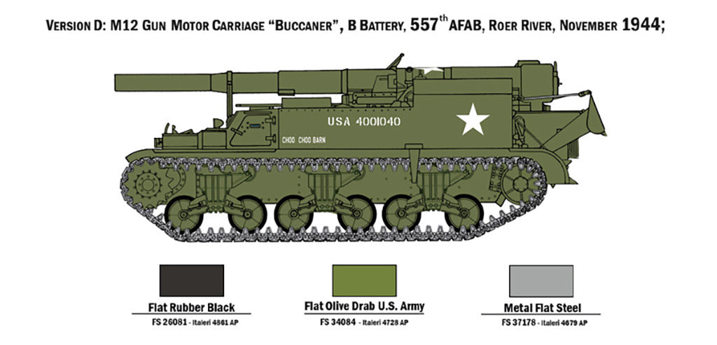 1/72 Italeri - M12 Gun Motor Carriage