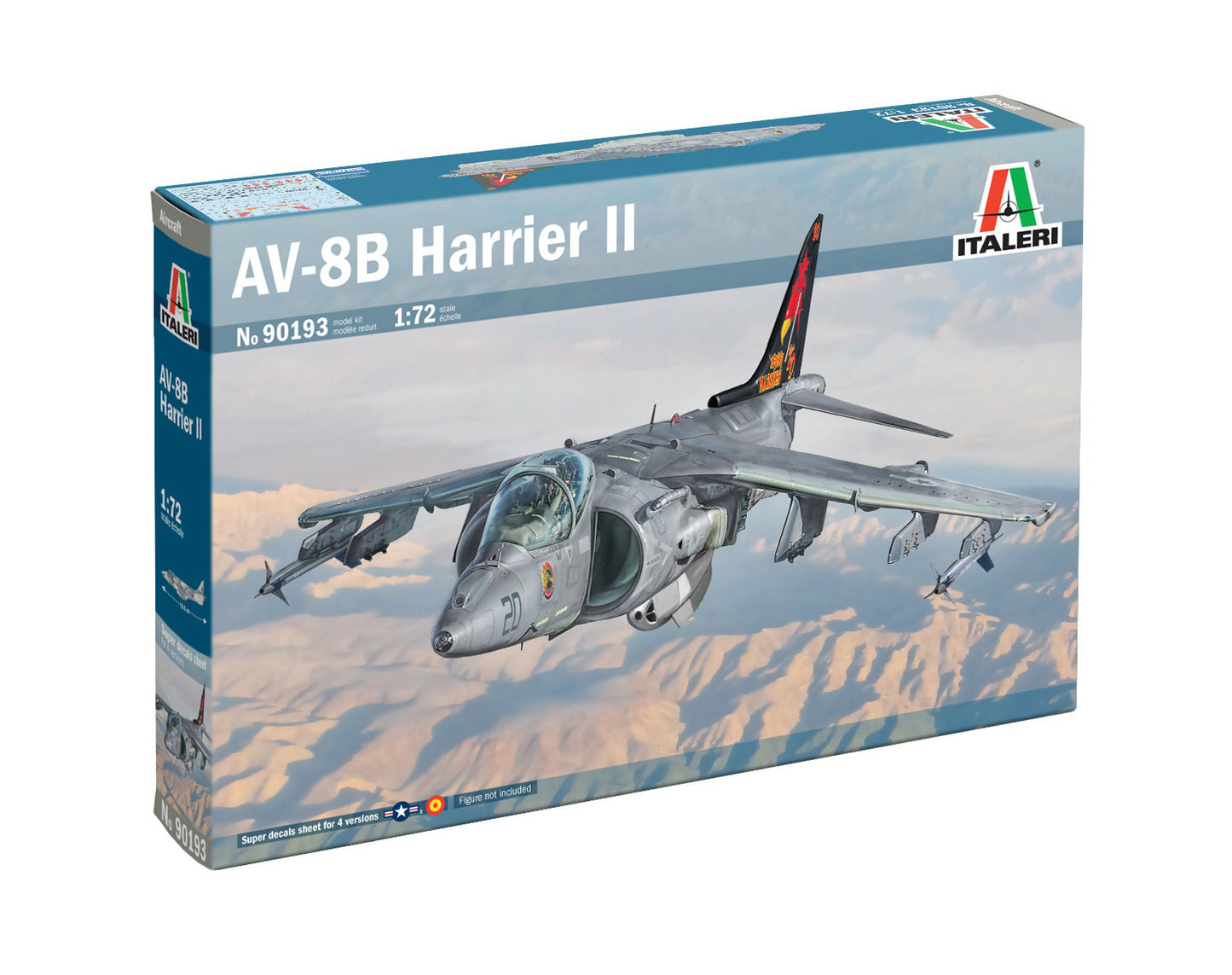 Italeri 1/72 Aircraft - AV-8B Harrier II - 90193