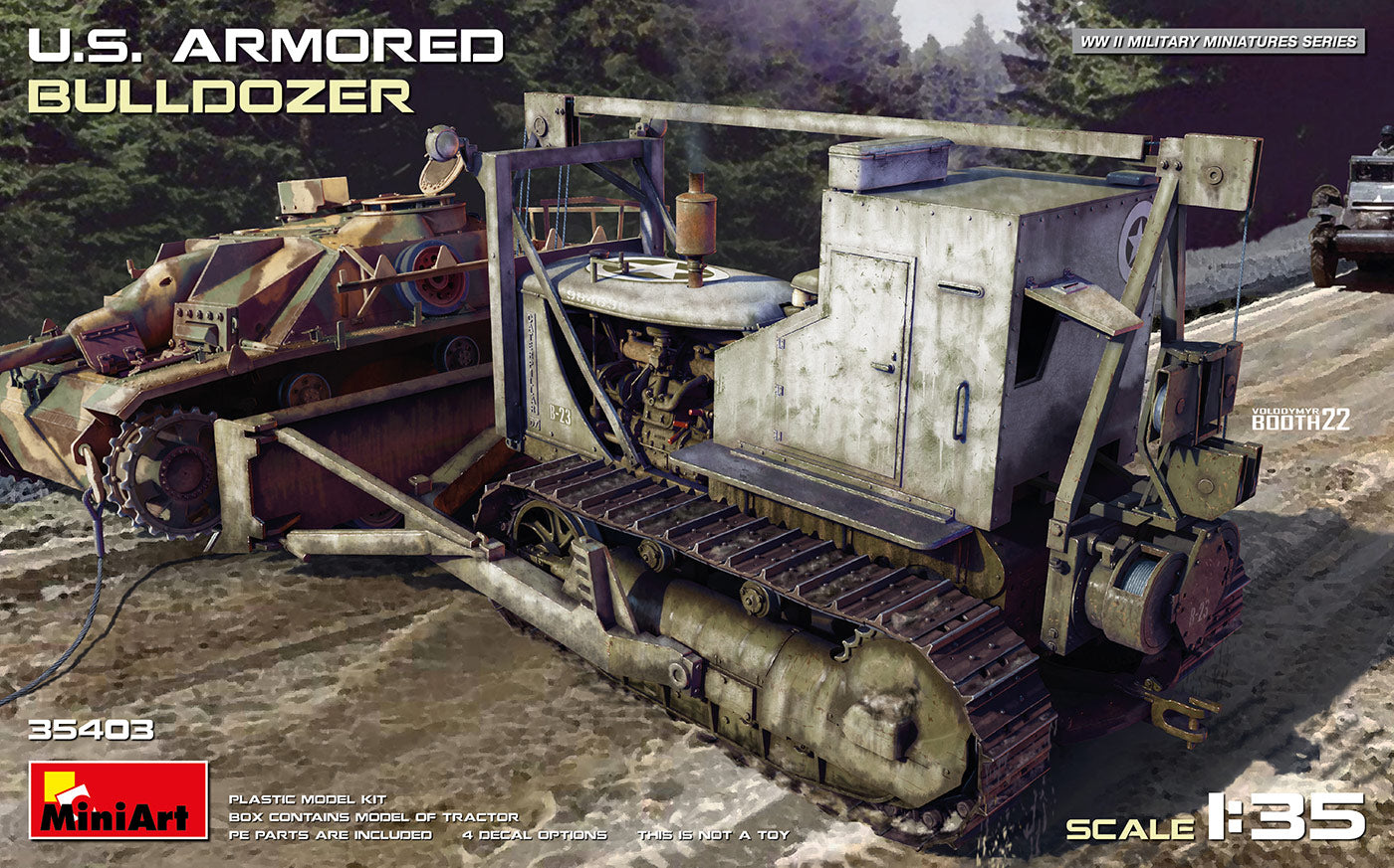 1/35 MiniArt - U.S Armored Bulldozer 35403