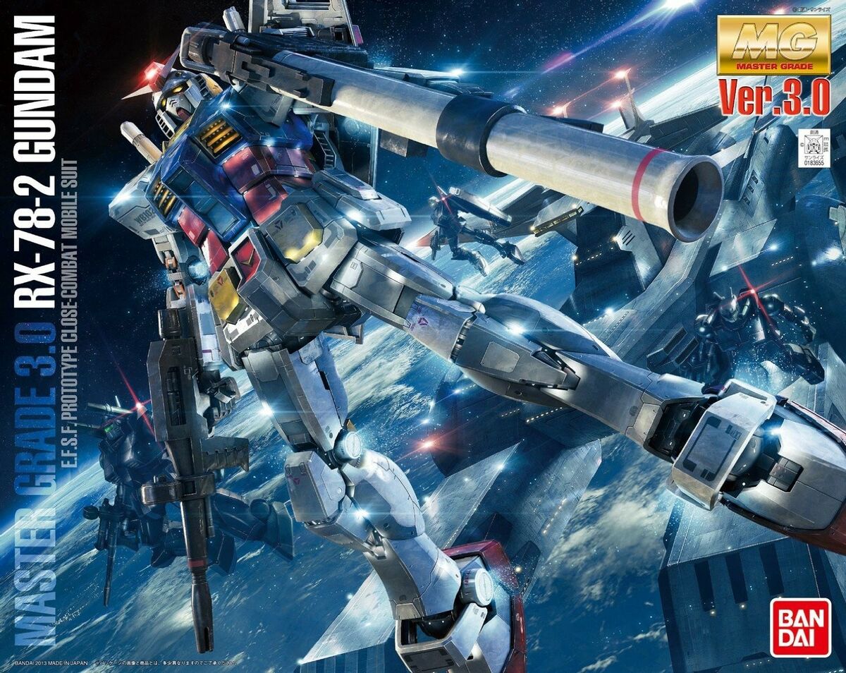 Bandai - MG 1/100 RX-78-2 Gundam Version 3.0 - MK61610