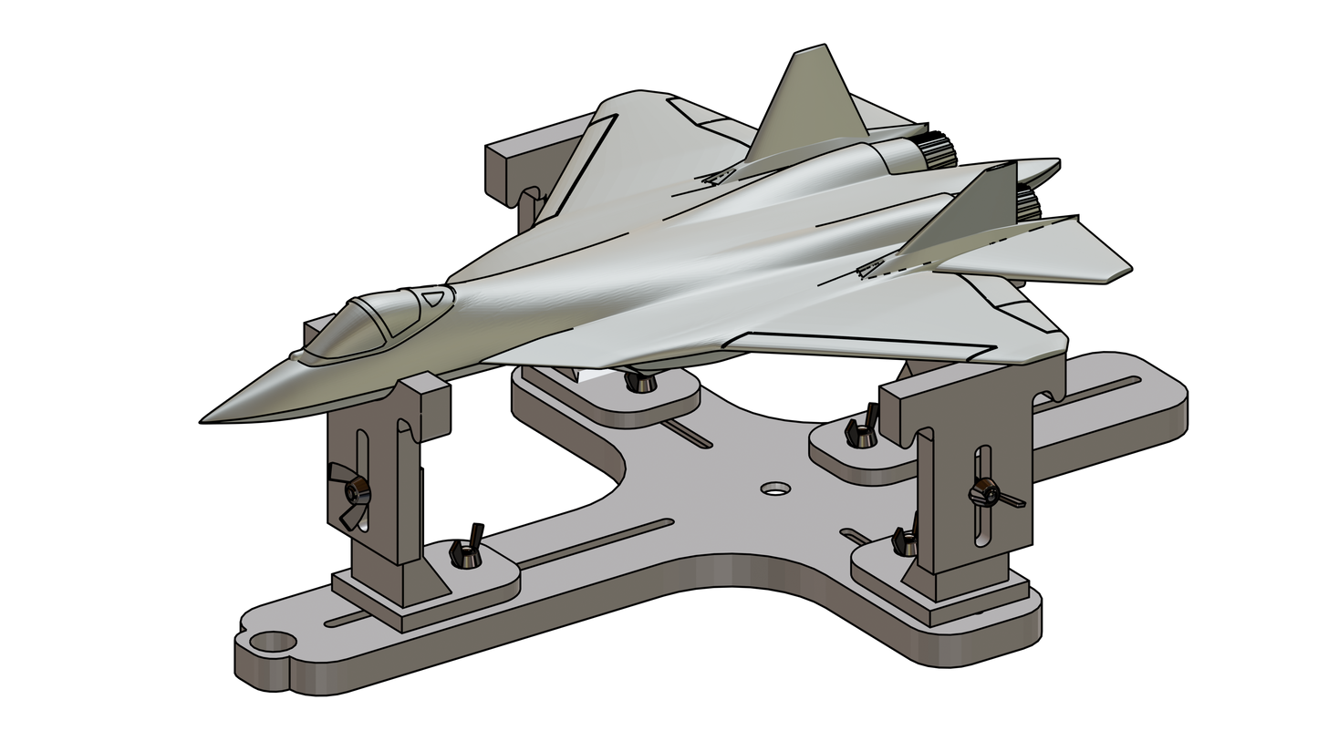 Model Aircraft Berth / Building Cradle for scales 1/72 to 1/24