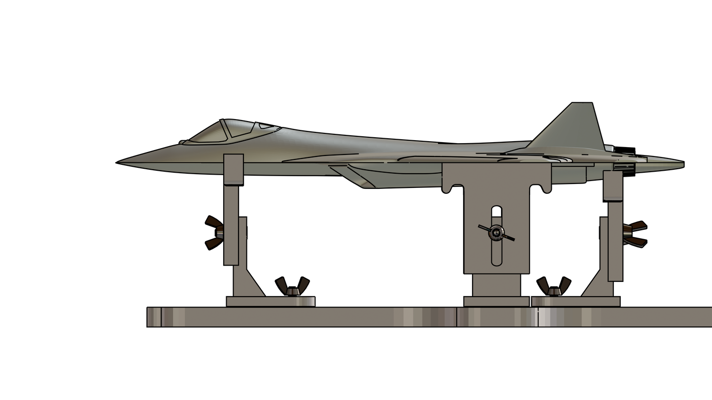 Model Aircraft Berth / Building Cradle for scales 1/72 to 1/24