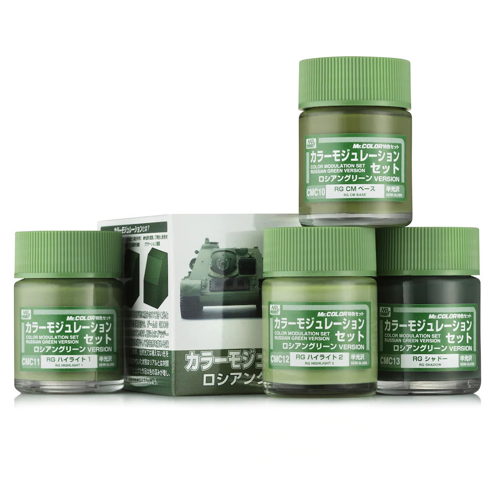 Mr. Hobby - Mr. Color Colour Modulation Set Russian Green