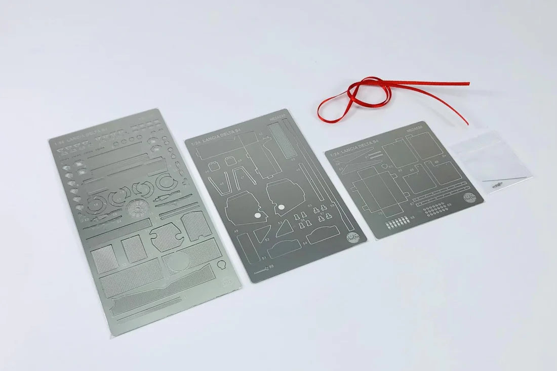 NUNU 1/24 Cars - Etching Detail Parts: Delta S4 Martini. Montecarlo Rally 1986 - NU24030E