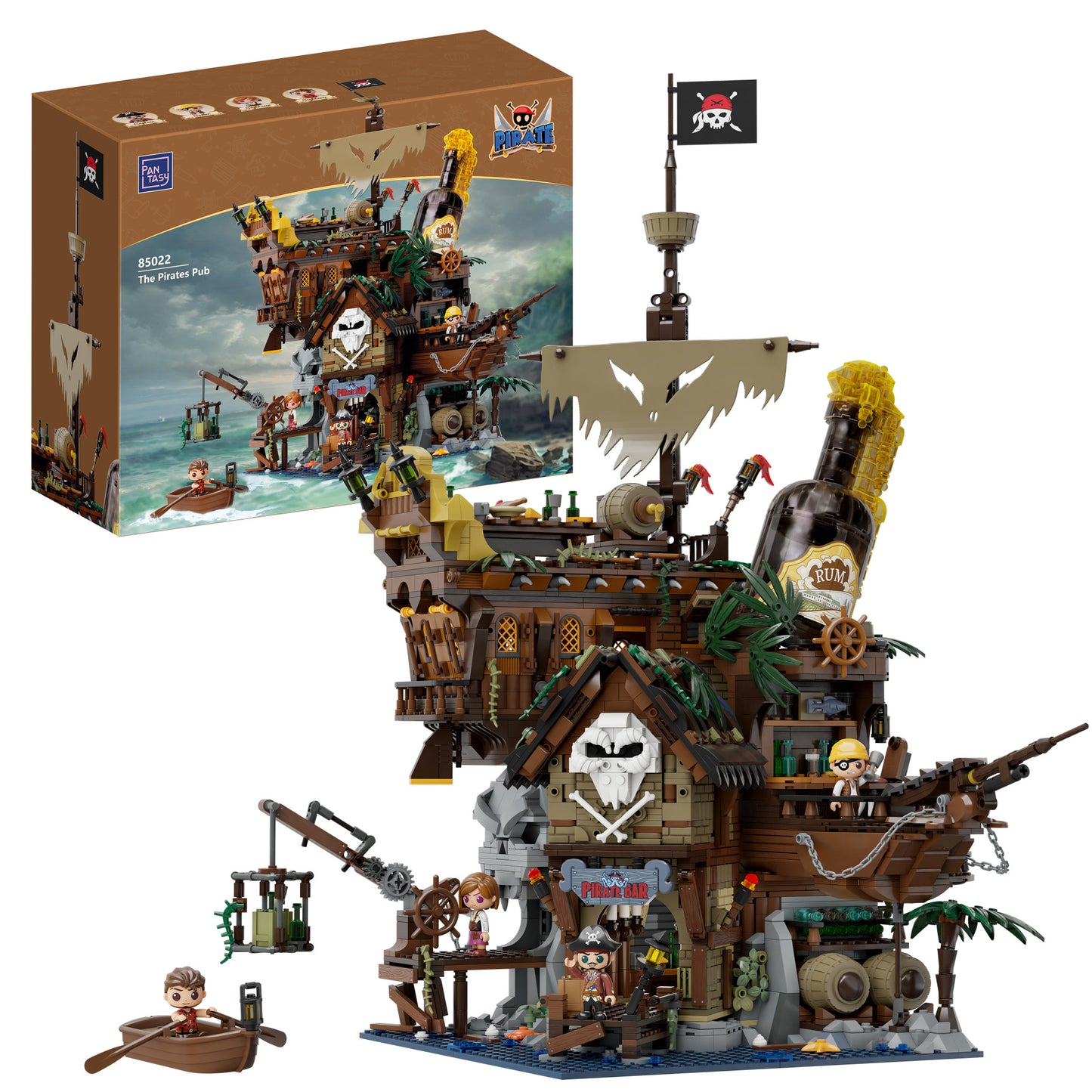 Pantasy - The Pirates Pub Ship Building - 2814 Pcs - Pa85022