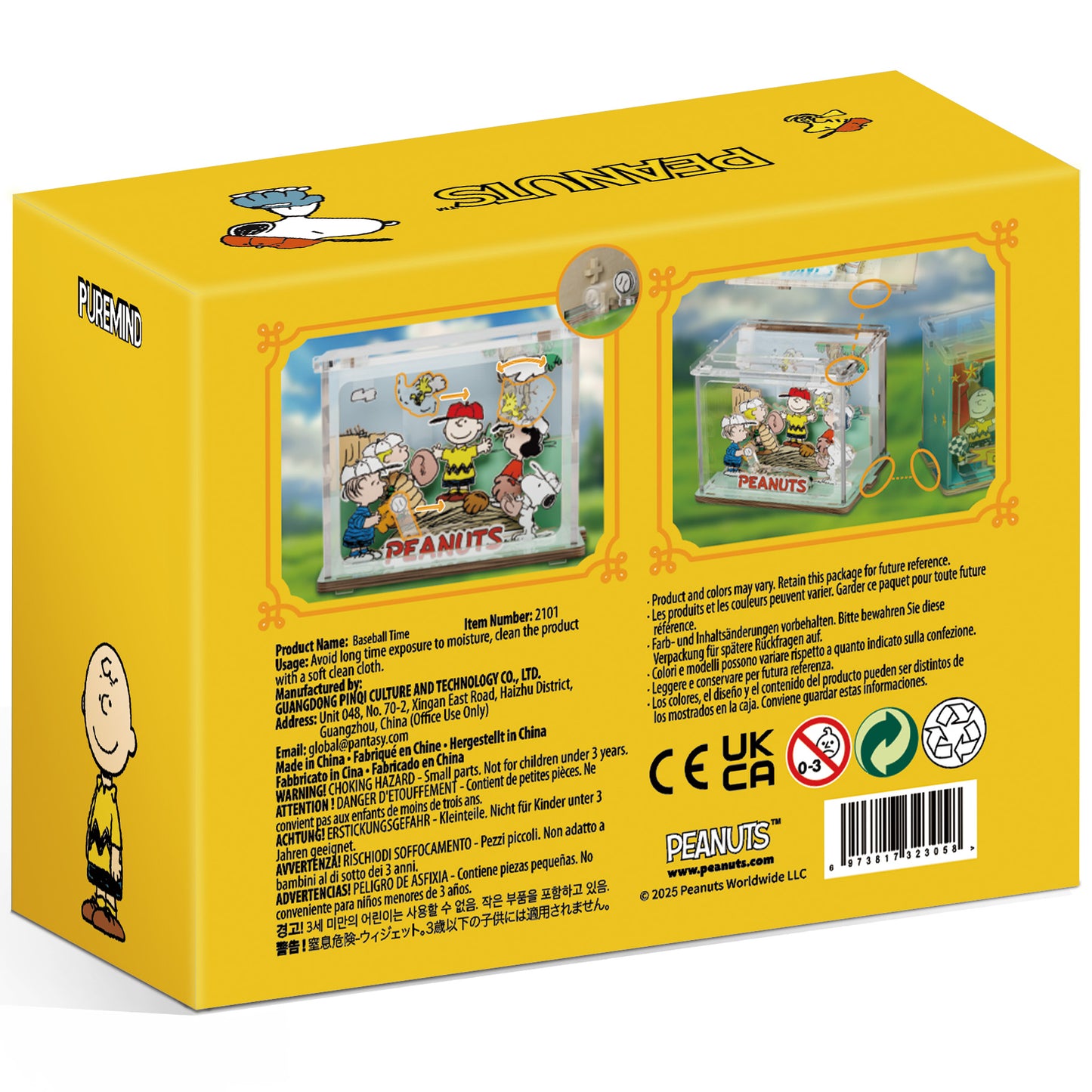 Puremind - Peanuts™ Snoopy & Friends Baseball Time - Pm2101