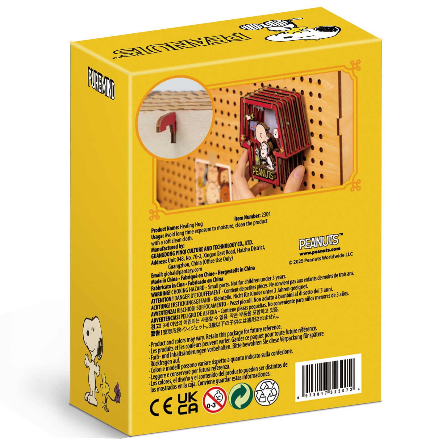Puremind - Peanuts™ Snoopy & Charlie Brown Healing Hug - Pm2301