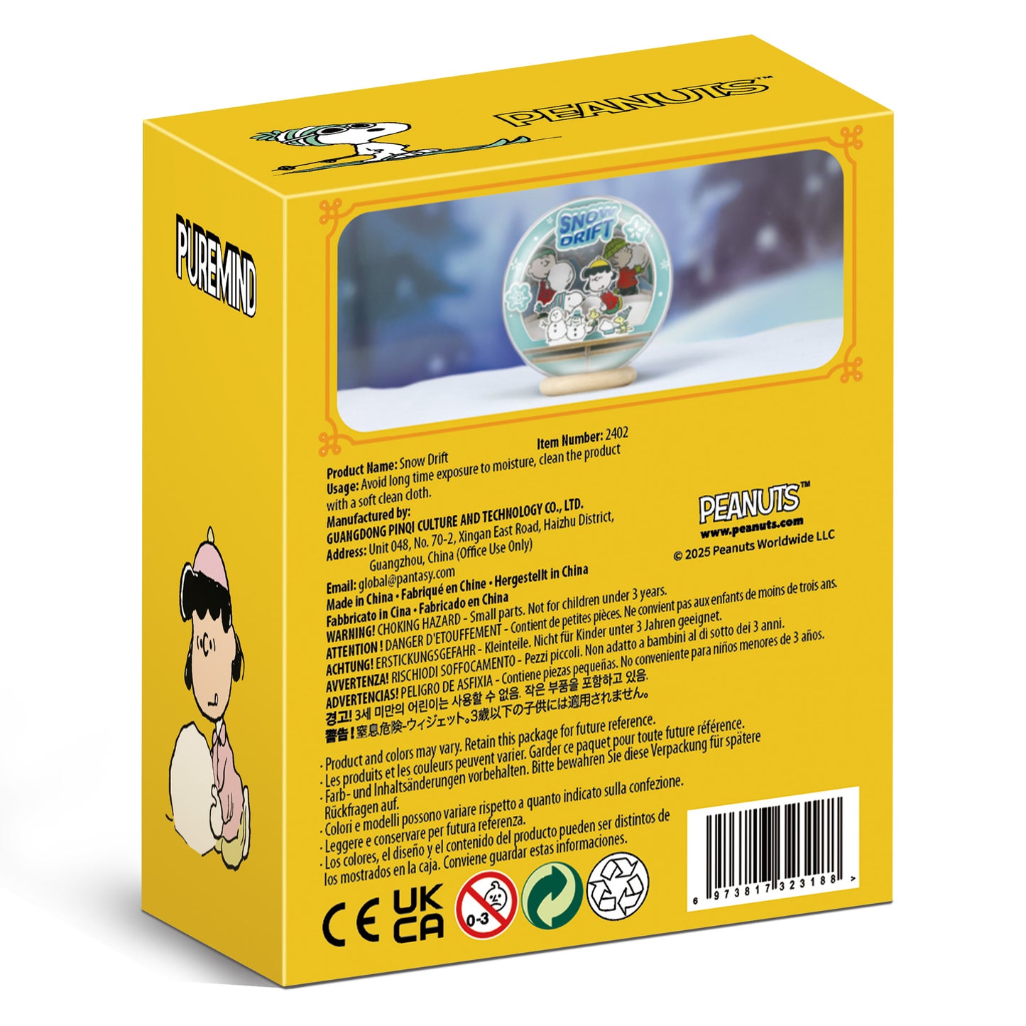 Puremind - Peanuts™ Snoopy & Friends Snow Drift - Pm2402