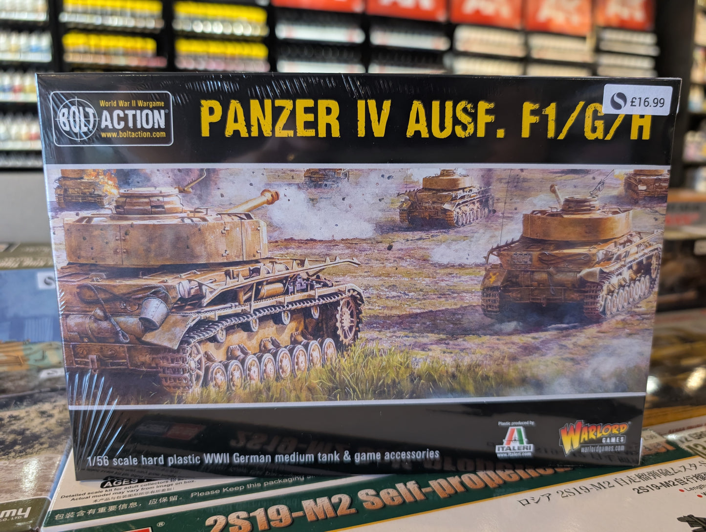 1/56 Bolt Action - Panzer IV Ausf. F1/G/H Medium Tank