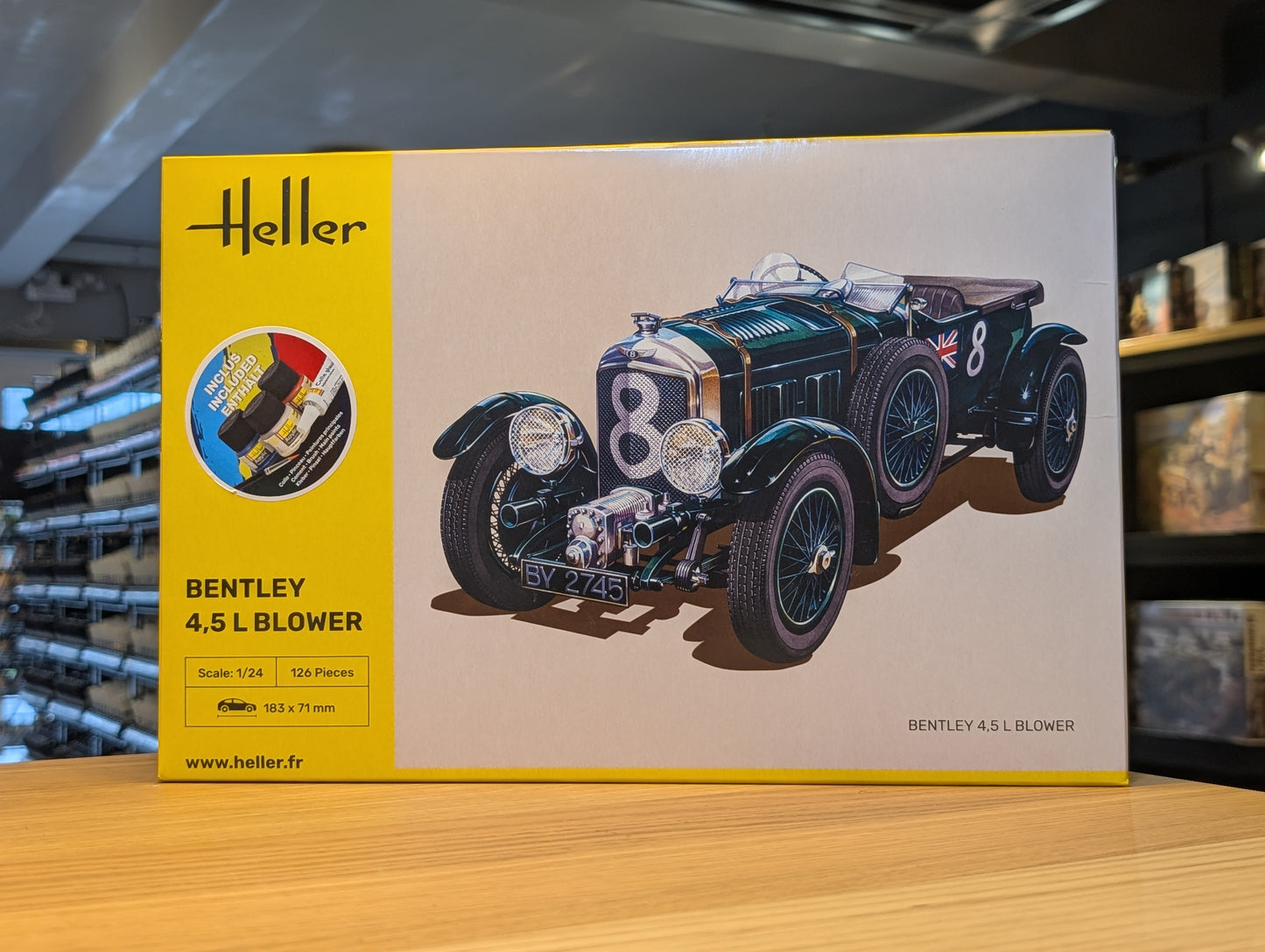 1/24 Heller - Bentley 4.5L Blower Gift Set