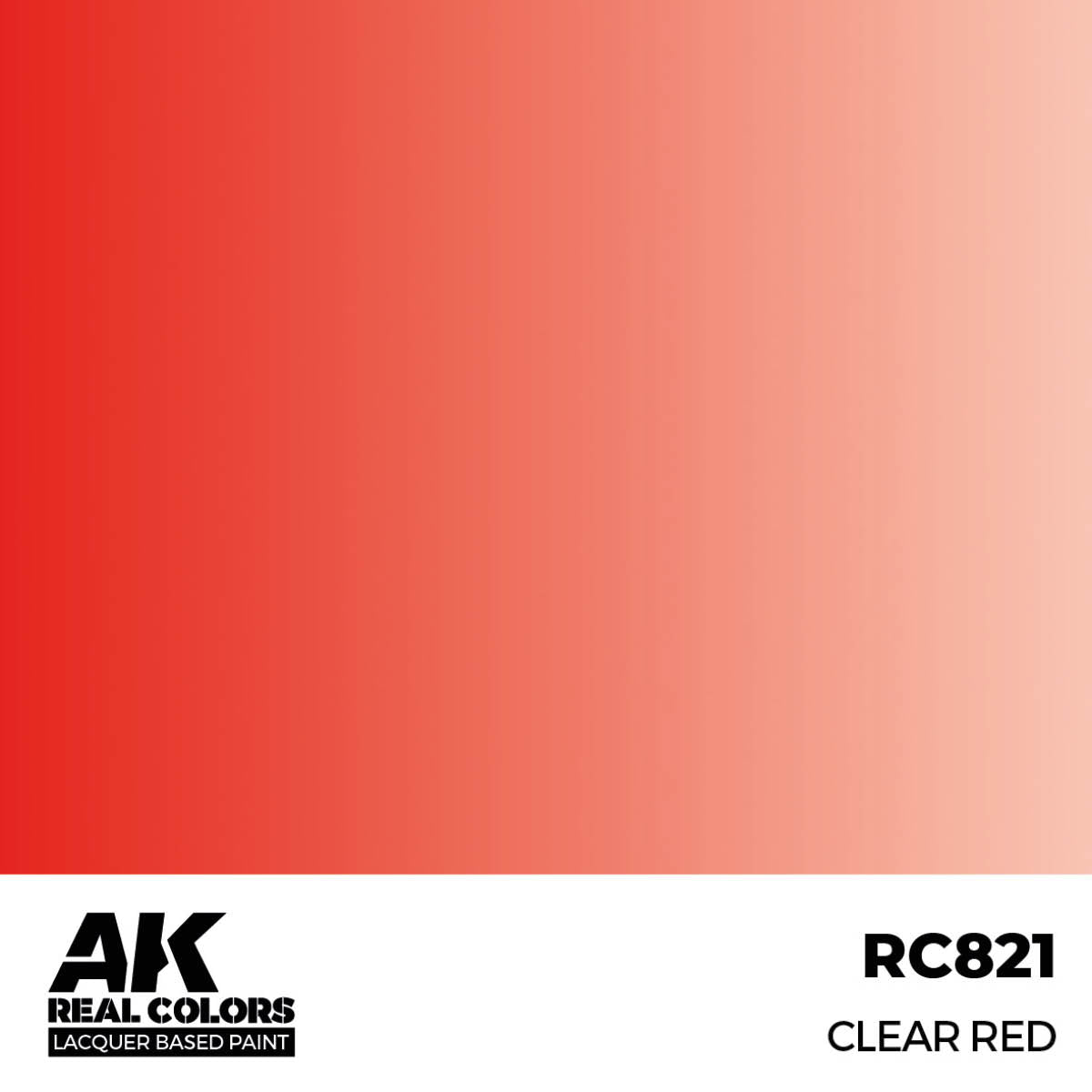 RC821 - AK Real Colors - Clear Red