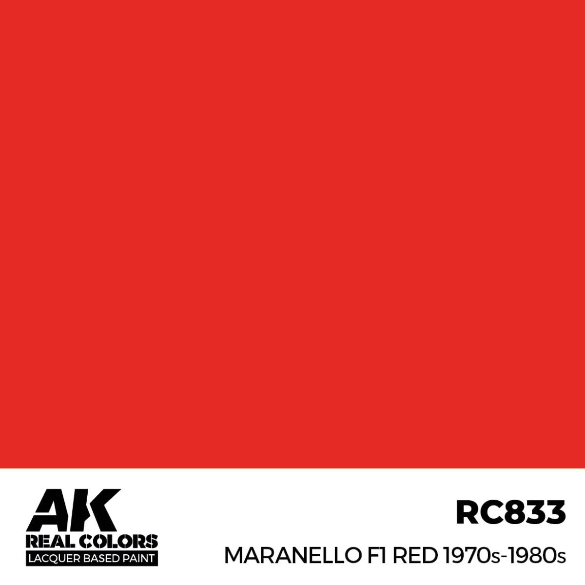 RC833 - AK Real Colors - Maranello F1 Red