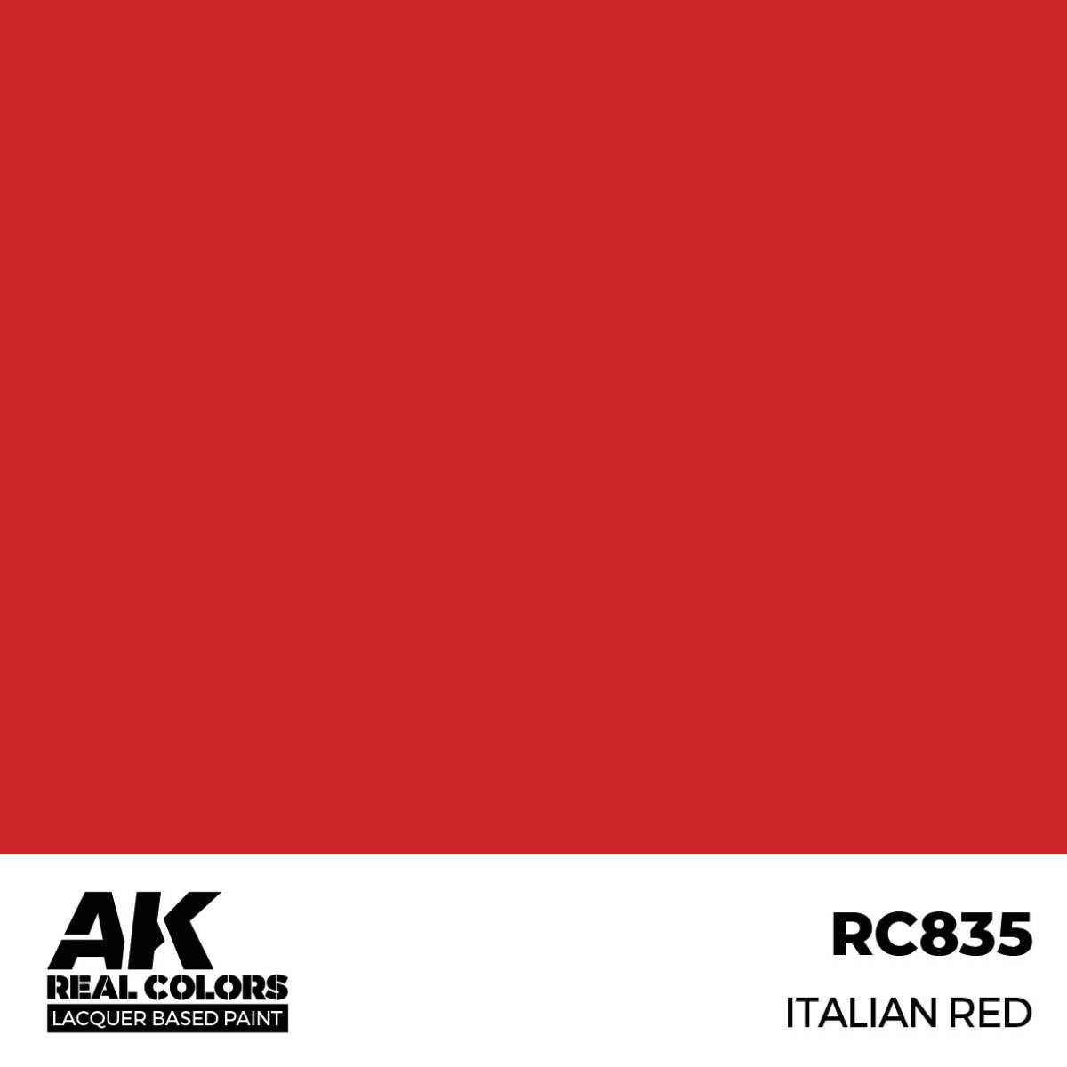 RC835 - AK Real Colors - Italian Red