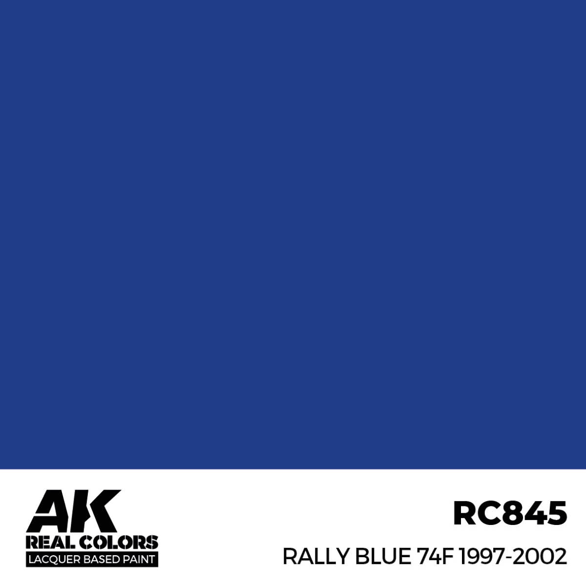 RC845 - AK Real Colors - 555 Rally Blue 1987-2002