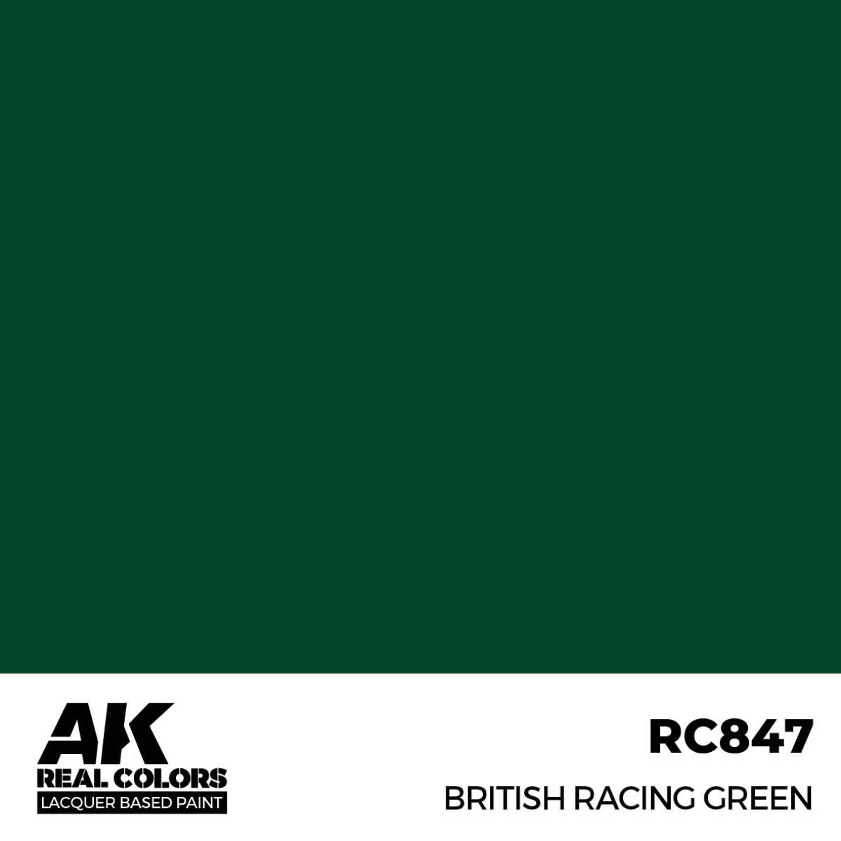 RC847 - AK Real Colors - British Racing Green