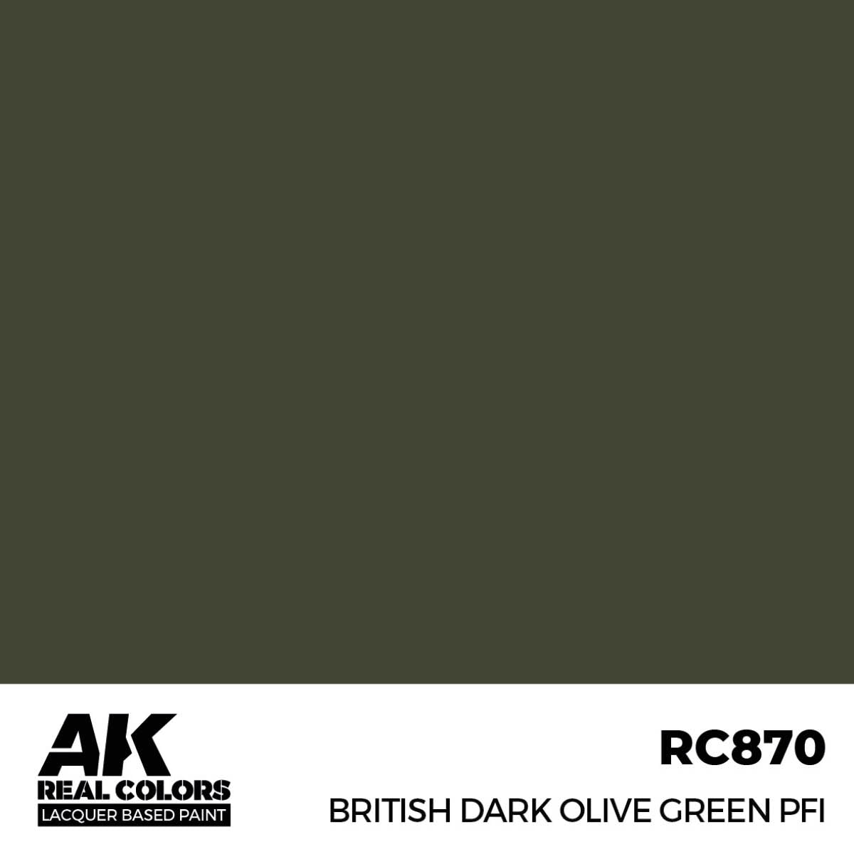 RC870 - AK Real Colors - British Dark Olive Green PFI