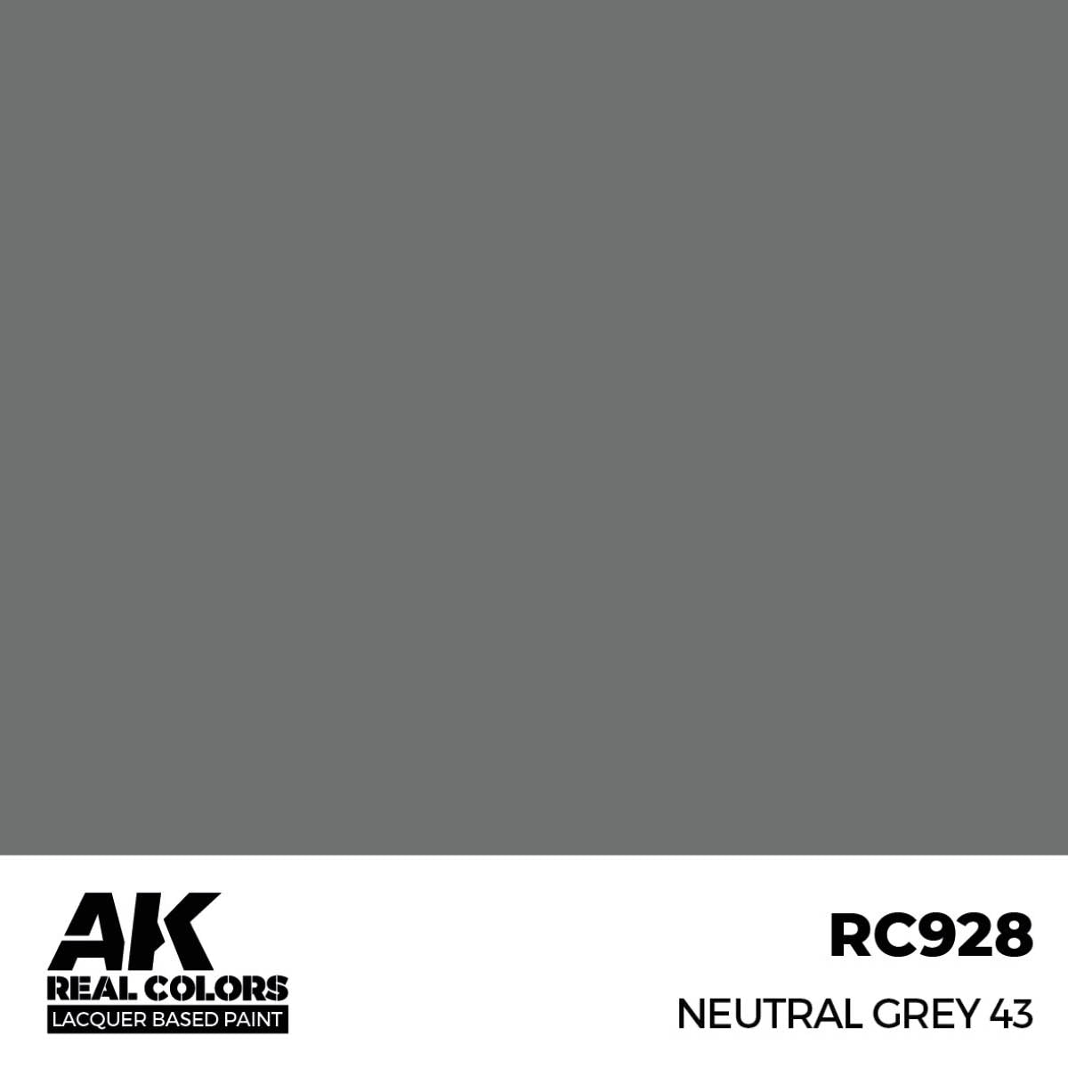 RC928 - AK Real Colors - Neutral Grey 43