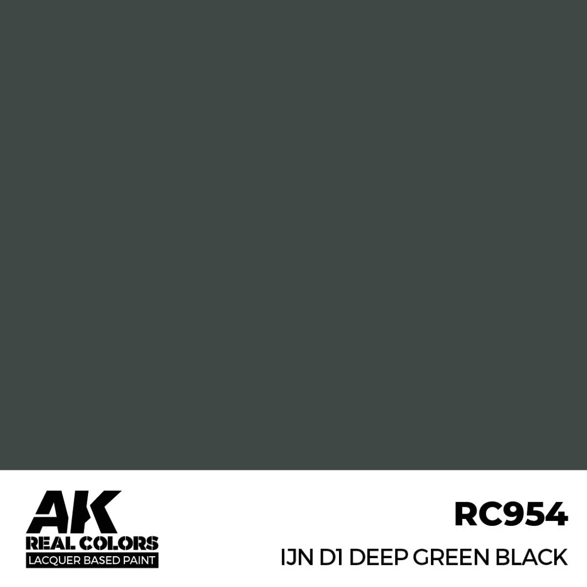 RC954 - AK Real Colors - IJN D1 Deep Green Black