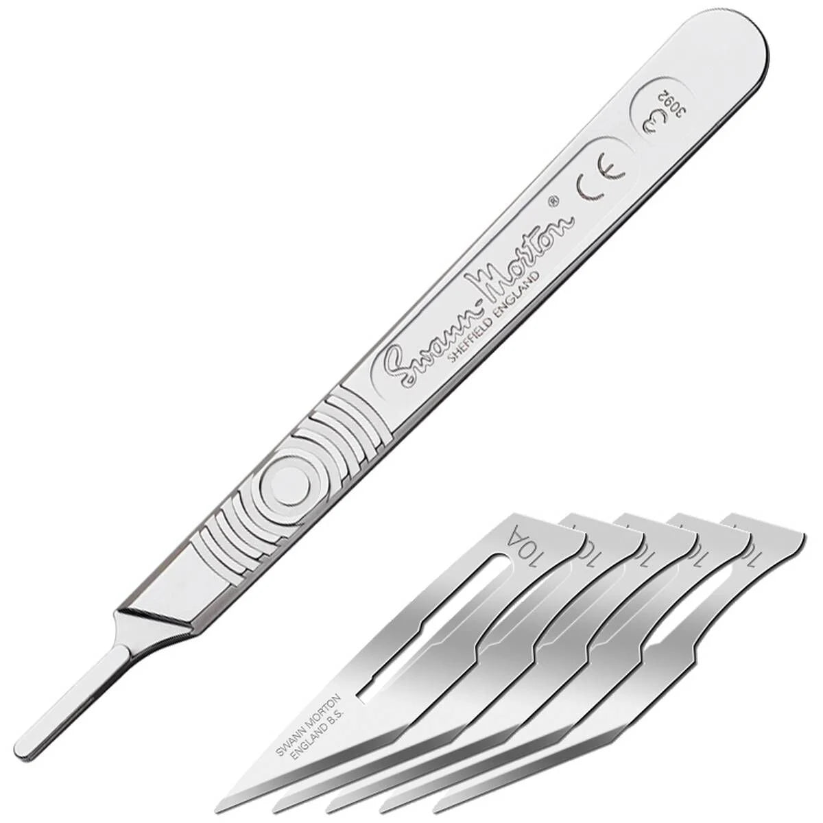 Swann Morton - Standard No.3 Handle + 5pk 10A Blades