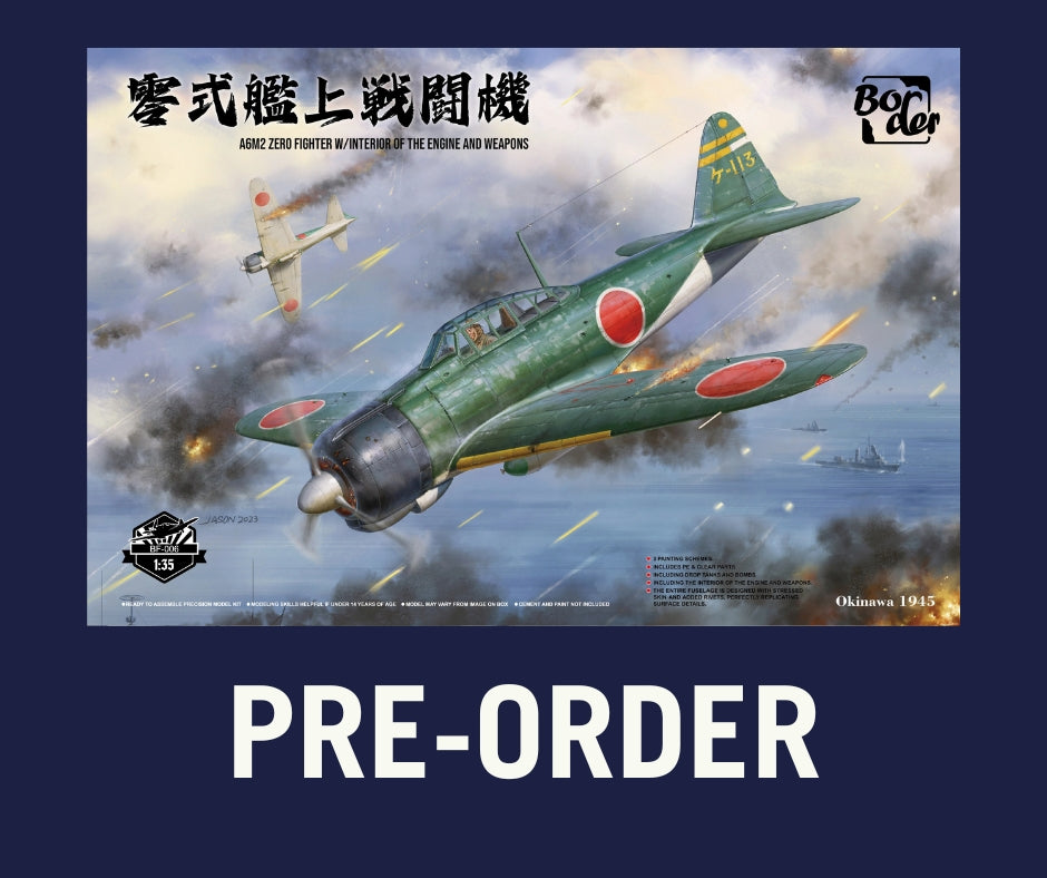 1/35 Border Model - A6M2 Mitsubishi Zero (PRE-ORDER SUMMER 2025)